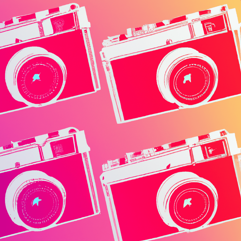Four Vintage Cameras Convert JPG to GIF Free Online Images