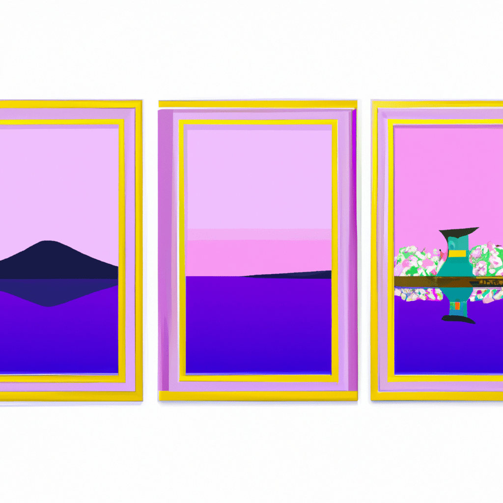 Pink and Purple with Gold Frames Convert GIF to ICO Free Online Three Pictures