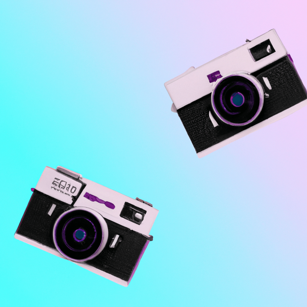 Two Cameras with Blue Background Convert JPG to ICO Free Online